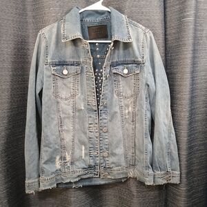 Blank NYC Studded Grunge 90s Jean Jacket